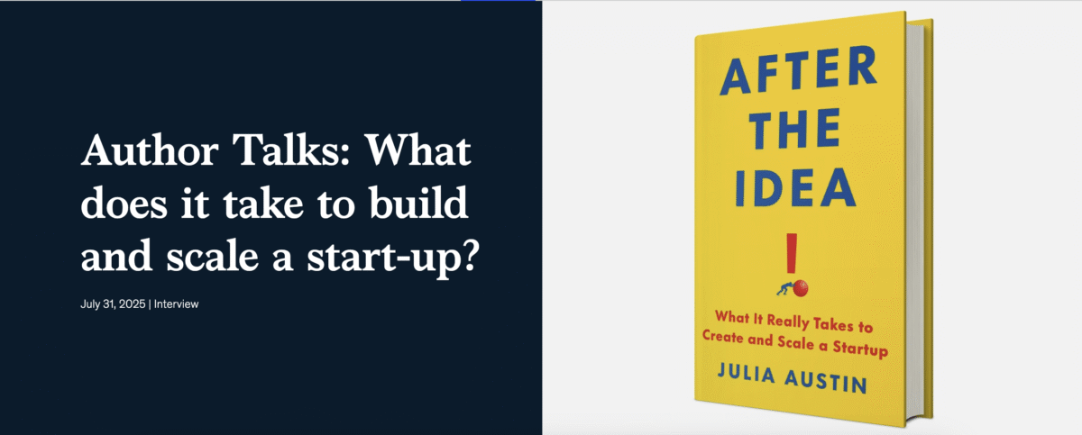 McKinsey Author Talk – What does it take to build and scale a startup?